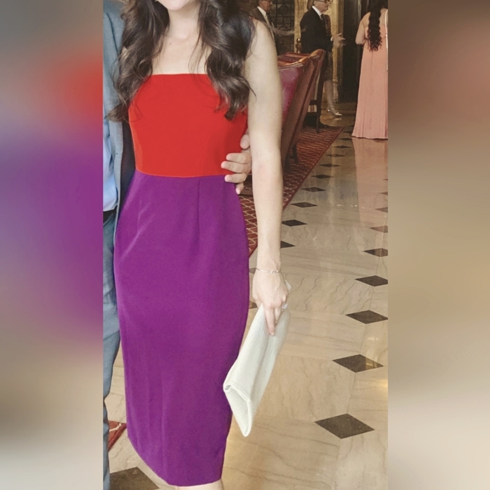 MILLY | $325 Colorblock Pencil Dress